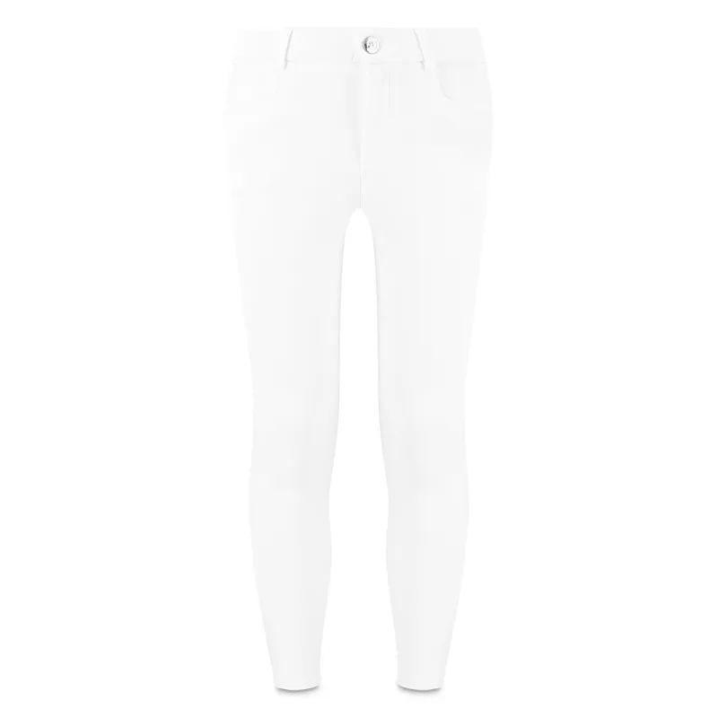 Kentucky Mexico City Junior Boys Knee Grip Competition Breeches - White-1