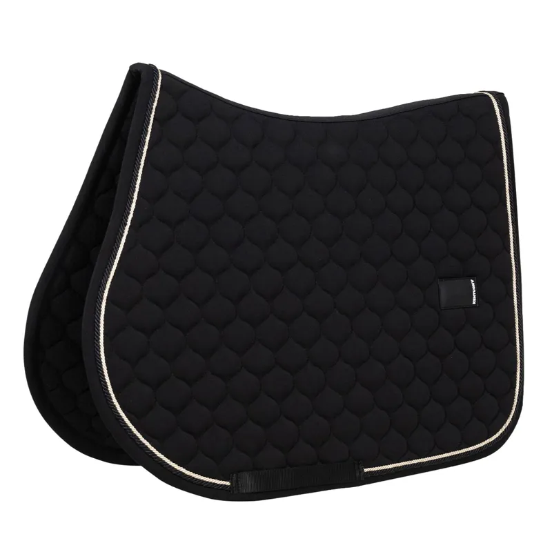Kentucky Rubber Logo Onion Quilt Show Jumping Saddle Pad - Black