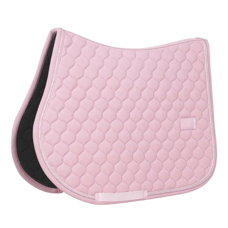 Kentucky Rubber Logo Onion Quilt Show Jumping Saddle Pad - Light Pink