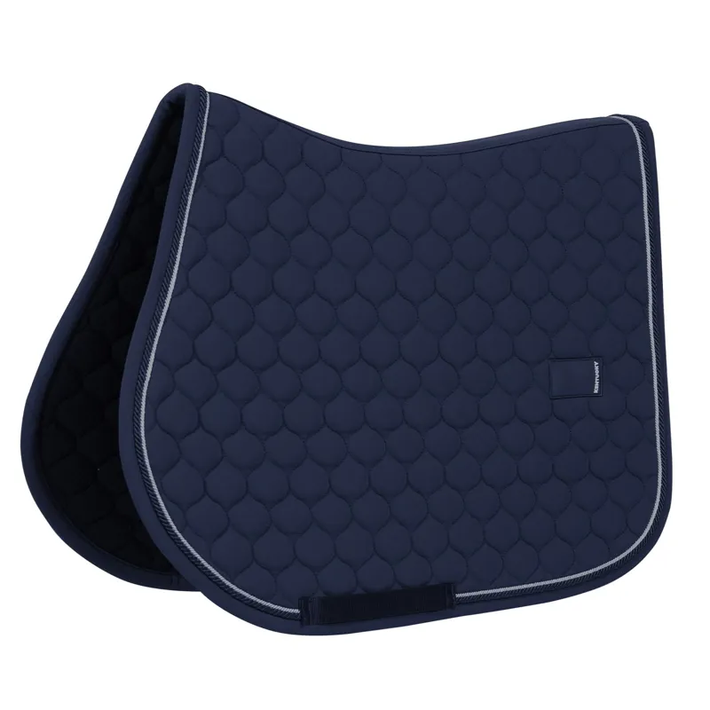 Kentucky Rubber Logo Onion Quilt Jumping Saddle Pad - Navy