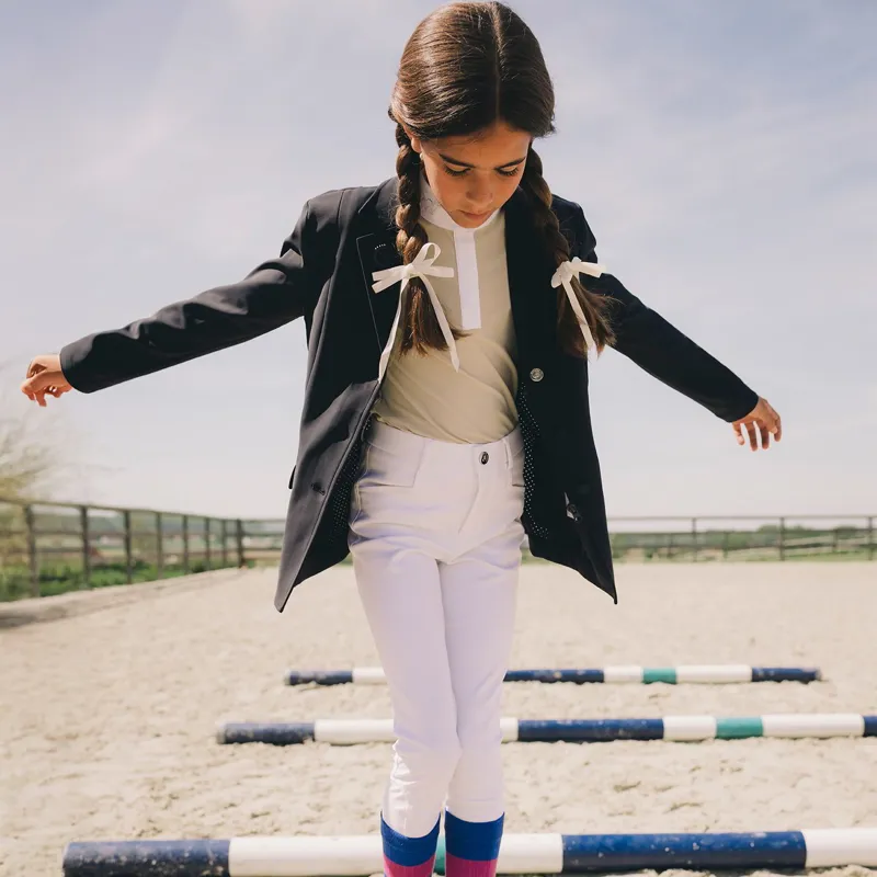 Kentucky Paris Junior Girls Show Coat - Navy-5