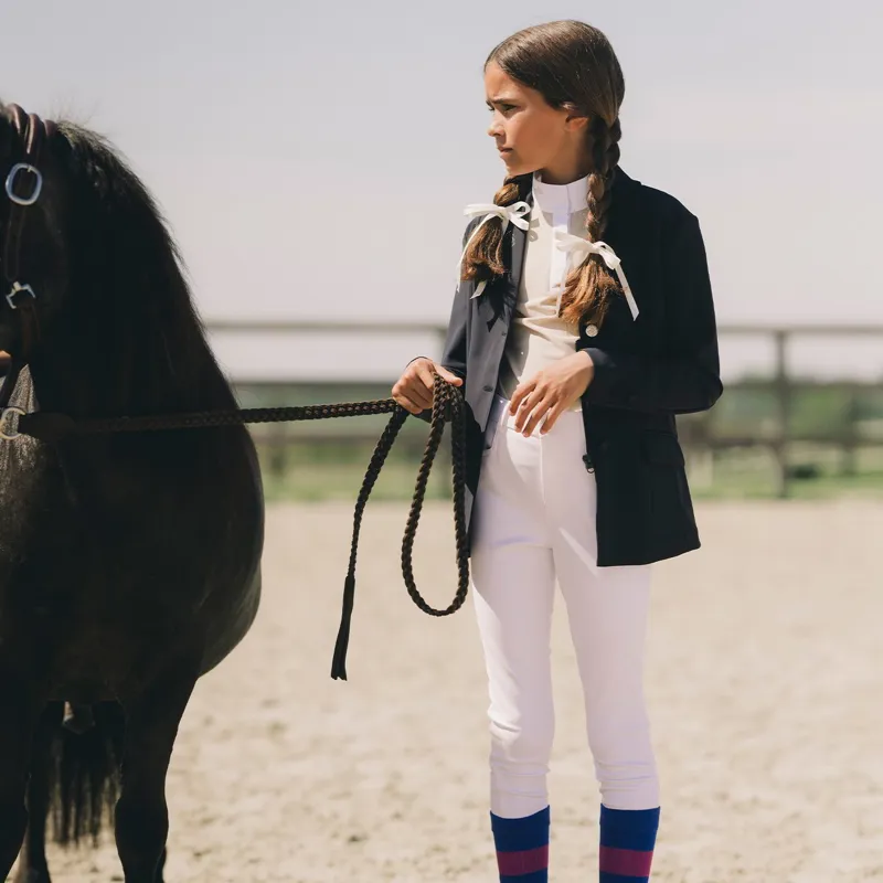 Kentucky Paris Junior Girls Show Coat - Navy-4
