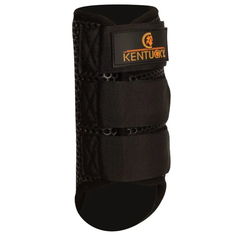 Kentucky ProAir Turnout Brushing Boots - Black-1