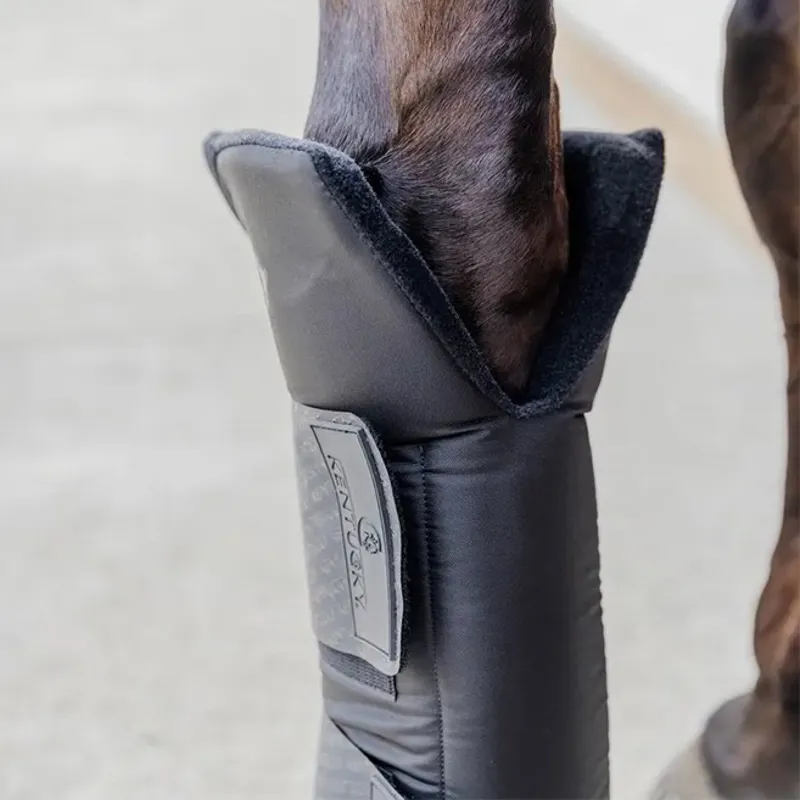 Kentucky PROtect Long Stable/Shipping Front Boots - Black-1