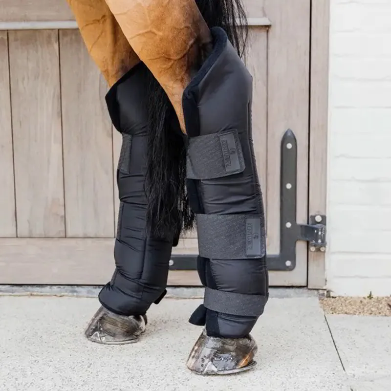 Kentucky PROtect Long Stable/Travel Hind Boots - Black