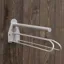 Grooming Deluxe Saddle Rack with Saddle Pad Holder - Silver