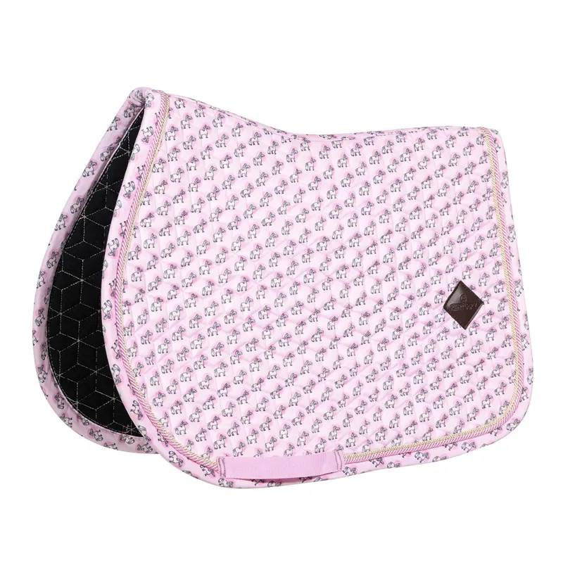 Kentucky Sammy Collection Show Jumping Saddle Pad - Old Rose
