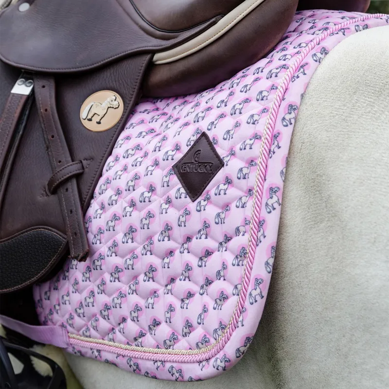 Kentucky Sammy Collection Show Jumping Saddle Pad - Old Rose-3