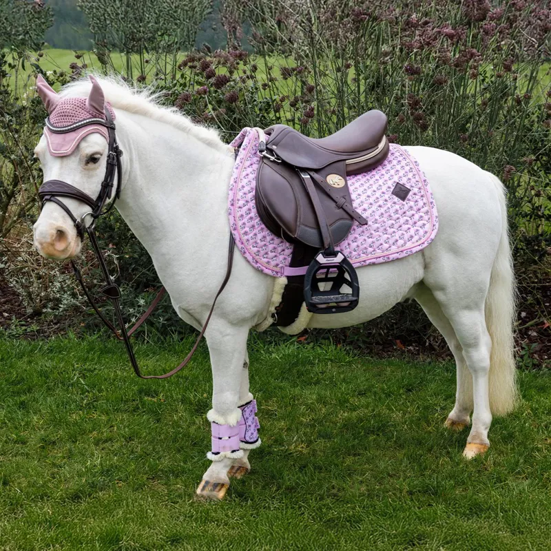 Kentucky Sammy Collection Show Jumping Saddle Pad - Old Rose-4