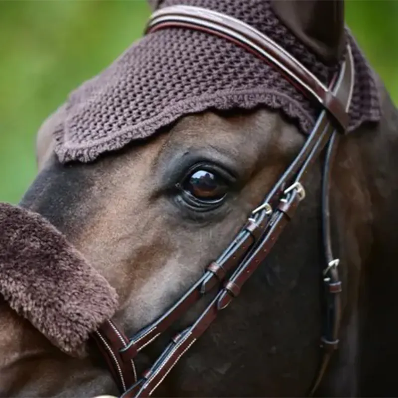 Kentucky Soundless Ears Fly Bonnet - Brown-2
