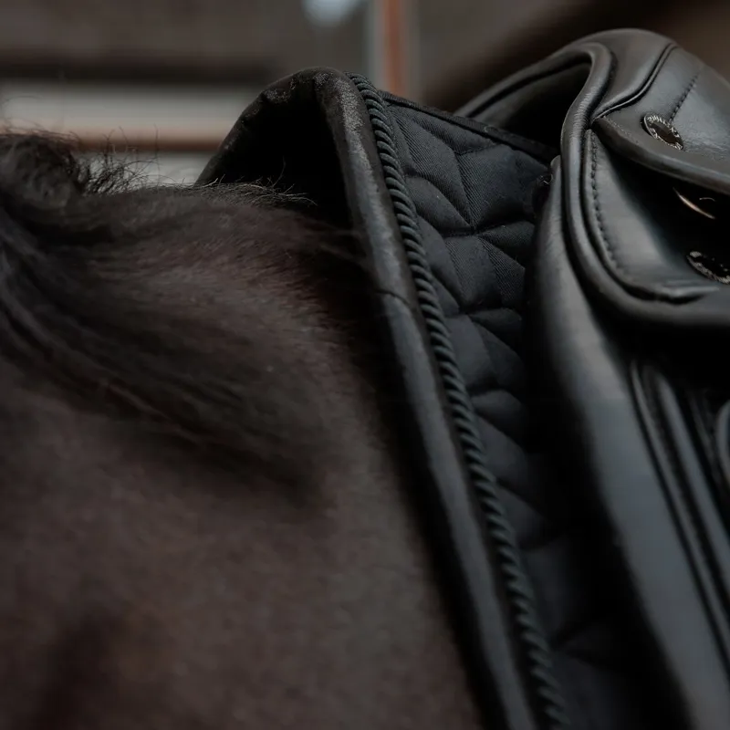 Kentucky Sparkling Dressage Saddle Pad - Black-3