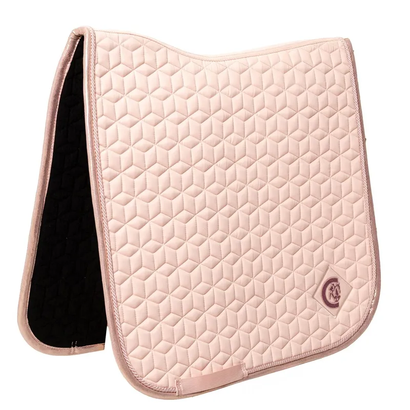 Kentucky Sparkling Dressage Saddle Pad - Old Rose