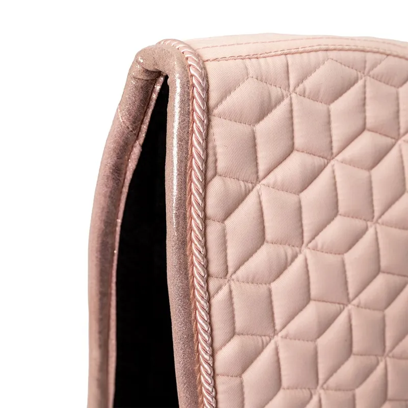 Kentucky Sparkling Dressage Saddle Pad - Old Rose-4