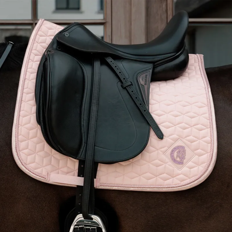 Kentucky Sparkling Dressage Saddle Pad - Old Rose-1