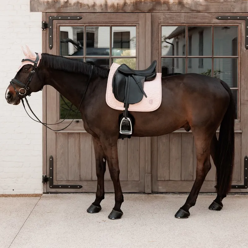Kentucky Sparkling Dressage Saddle Pad - Old Rose-2