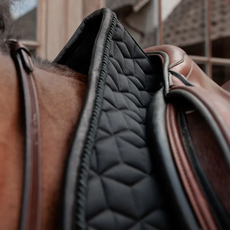 Kentucky Sparkling Jump Saddle Pad - Black-3
