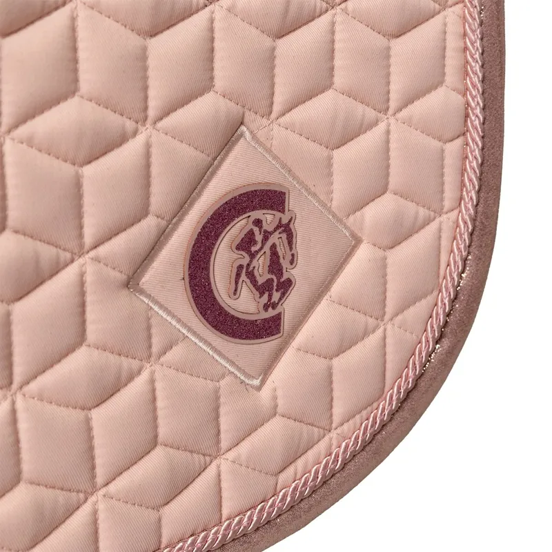 Kentucky Sparkling Jump Saddle Pad - Old Rose-5