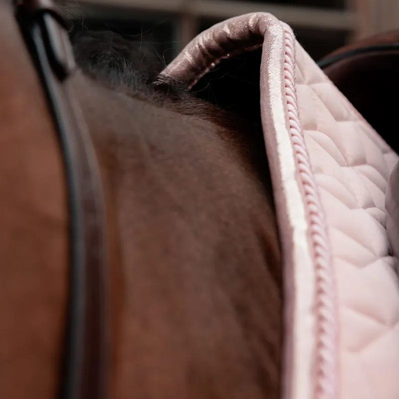 Kentucky Sparkling Jump Saddle Pad - Old Rose-3
