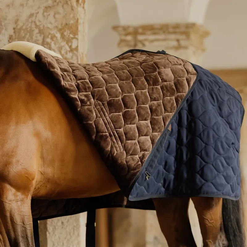 Kentucky 300g Comfort Stable Blanket - Navy-1