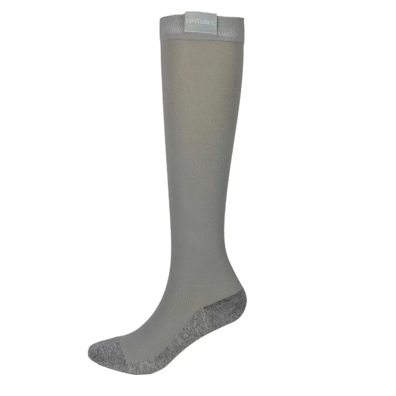 Kentucky Unisex Tall Riding Socks Gray
