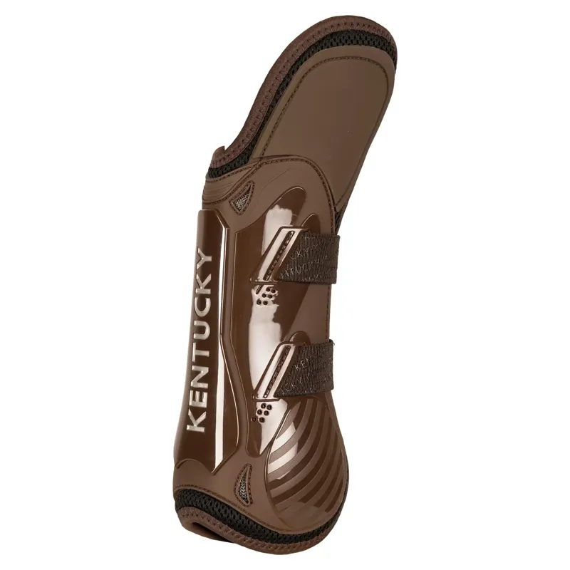 Kentucky Elastic Knee Protection Tendon Boots - Brown