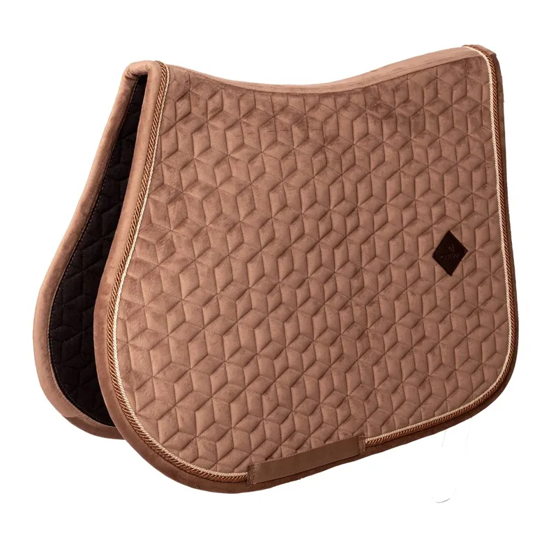 Kentucky Velvet Dressage Saddle Pad - Beige