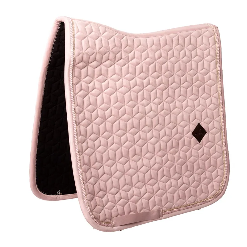 Kentucky Velvet Dressage Saddle Pad - Soft Rose