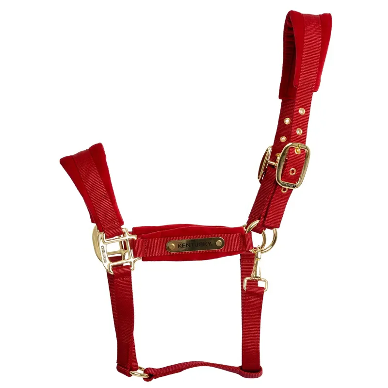 Kentucky Velvet Halter - Red-1