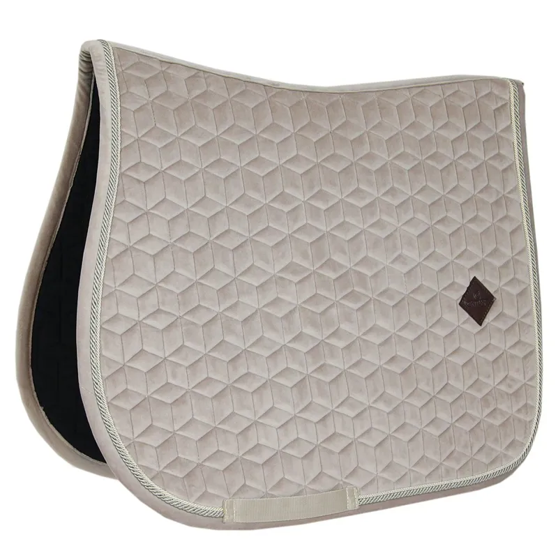Kentucky Velvet Jumping Saddle Pad - Beige