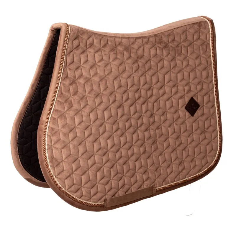 Kentucky Velvet Jumping Saddle Pad - Beige