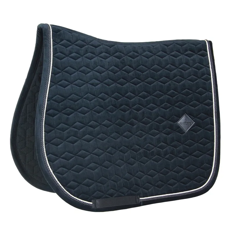 Kentucky Velvet Jumping Saddle Pad - Black