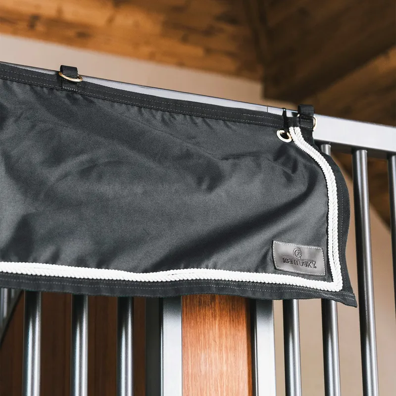 Kentucky Classic Waterproof Stall Curtain - Black-3