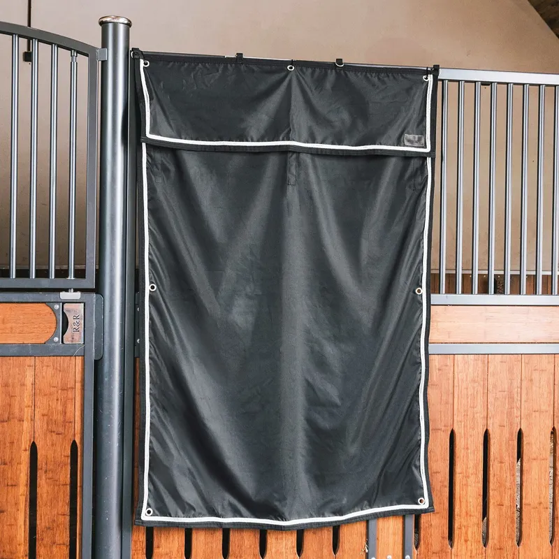 Kentucky Classic Waterproof Stall Curtain - Black