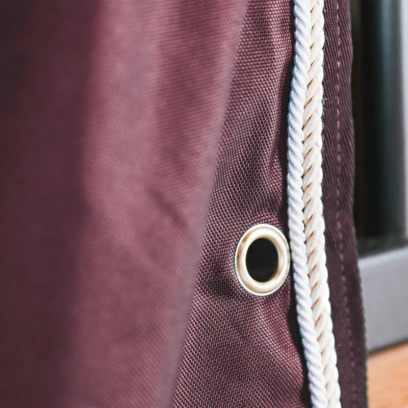 Kentucky Classic Waterproof Stable Curtain - Bordeaux-3