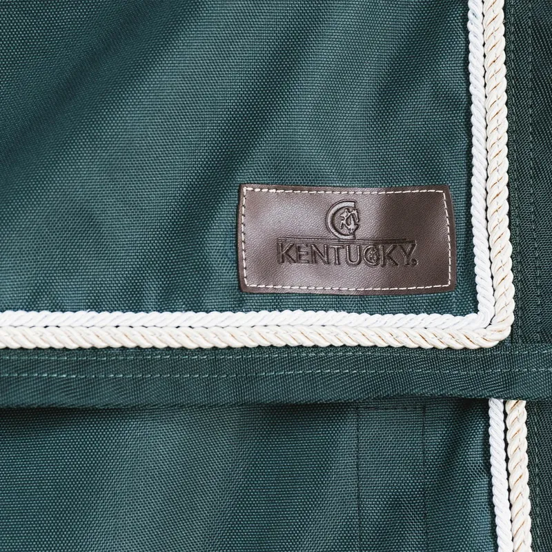Kentucky Classic Waterproof Stable Curtain - Dark Green-2