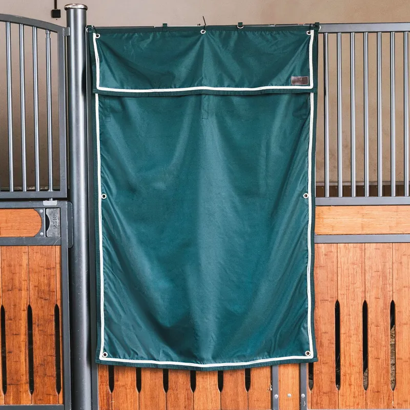 Kentucky Classic Waterproof Stable Curtain - Dark Green