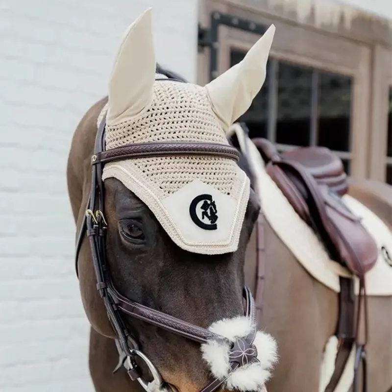 Kentucky Wellington 3D Logo Soundless Fly Bonnet - Beige-1