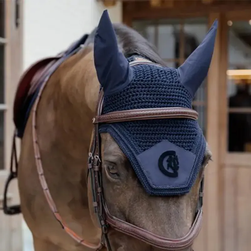 Kentucky Wellington 3D Logo Soundless Fly Bonnet - Navy-1