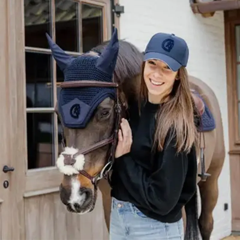 Kentucky Wellington 3D Logo Soundless Fly Bonnet - Navy-2