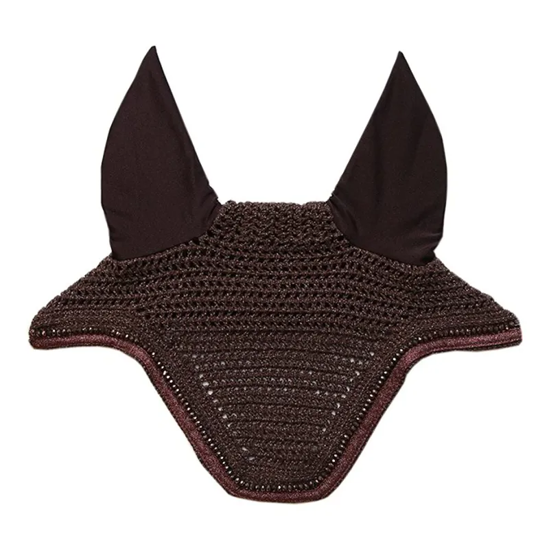 Kentucky Wellington Glitter Band Fly Veil - Brown