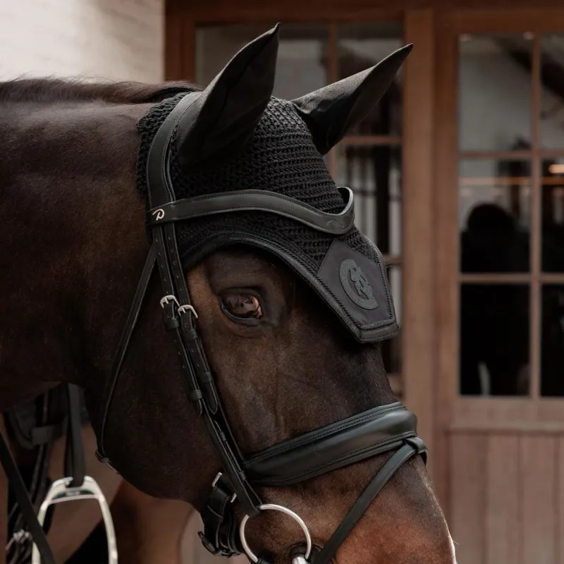 Kentucky Wellington Sparkling Logo Fly Bonnet - Black-2