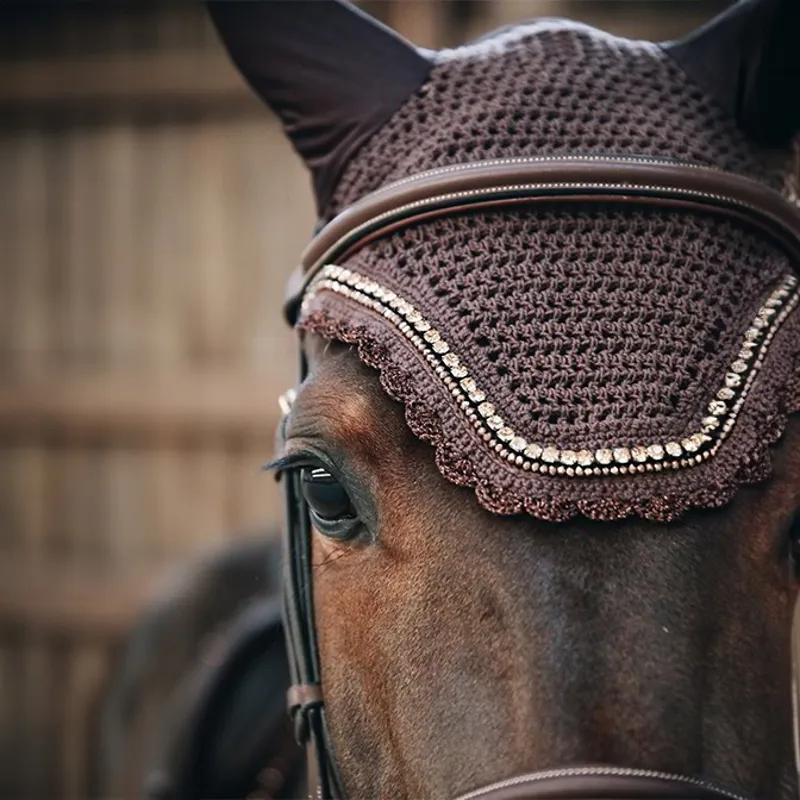 Kentucky Wellington Stone/Pearl Fly Bonnet - Dark Brown-1