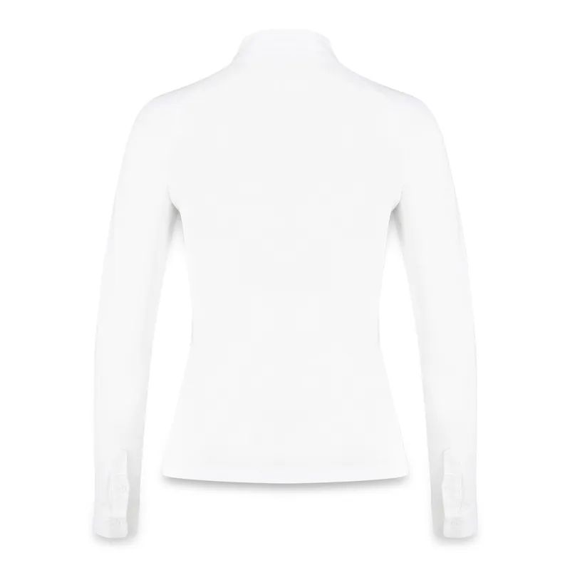 Kentucky Classic Womens Long Sleeve Show Shirt - White-1