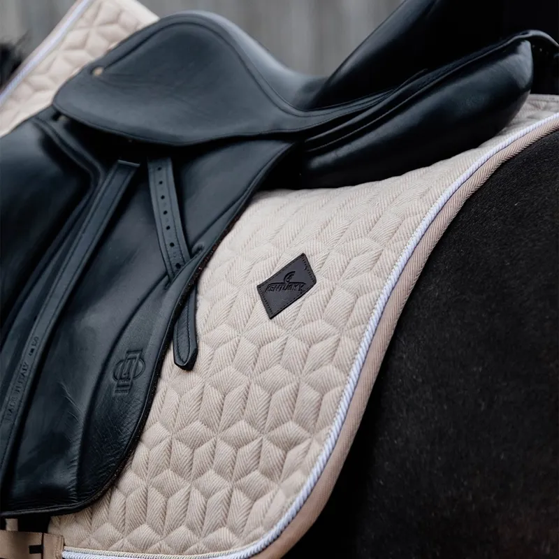 Kentucky Wool Dressage Pad - Beige-3
