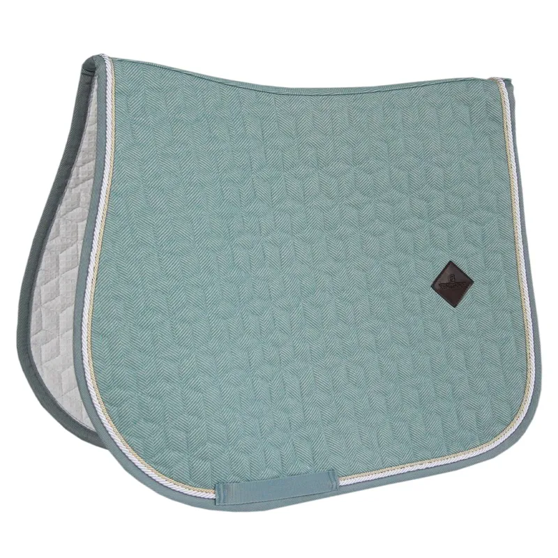 Kentucky Wool Jumping Saddle Pad - Light Blue