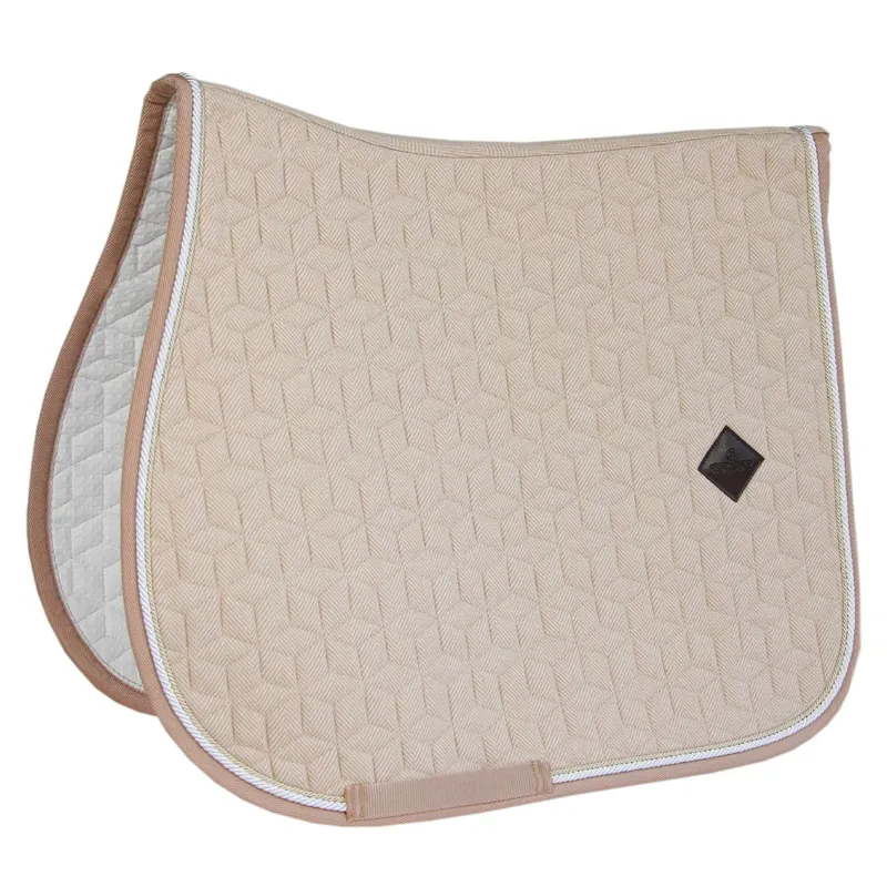 Kentucky Wool Jumping Saddle Pad - Beige