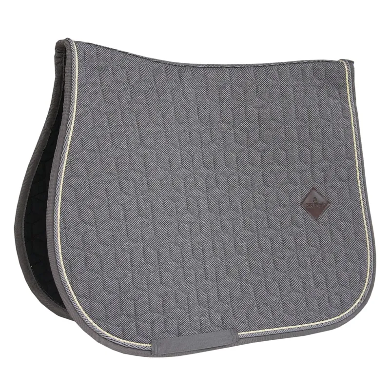 Kentucky Wool Jumping Saddle Pad - Grey