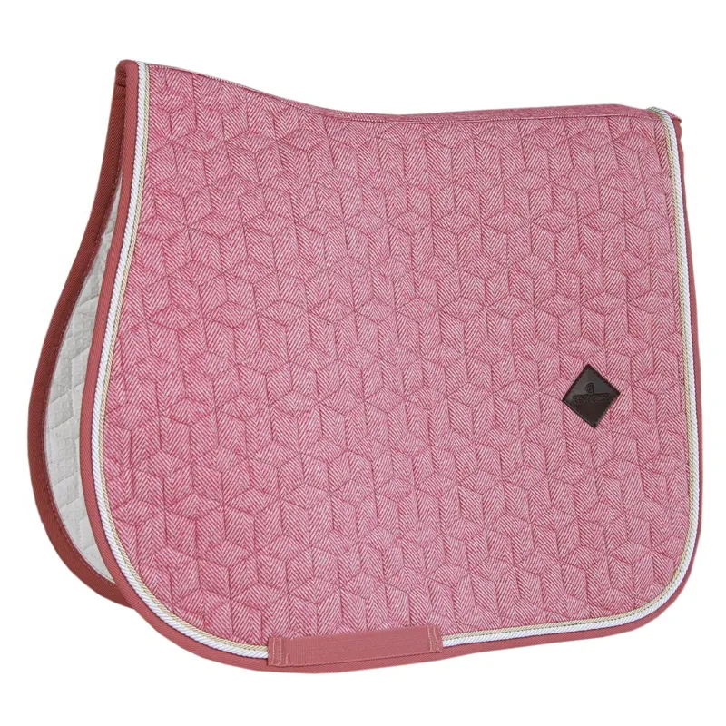 Kentucky Wool Jumping Saddle Pad - Light Pink