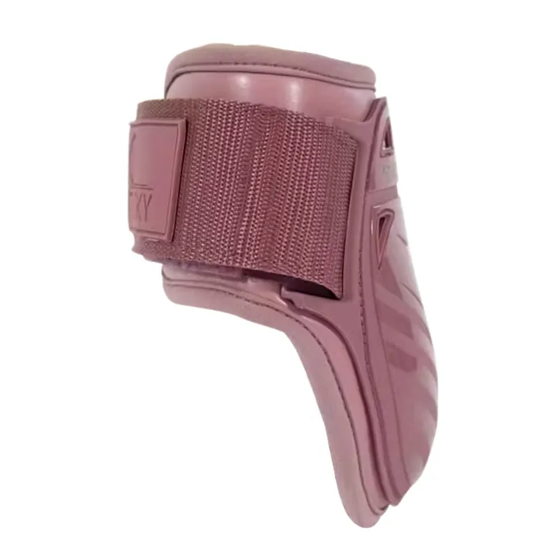 Kentucky Young Horse Vented Fetlock Boots - Old Rose-3
