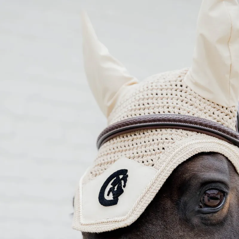 Kentucky Wellington 3D Logo Fly Bonnet Beige-4